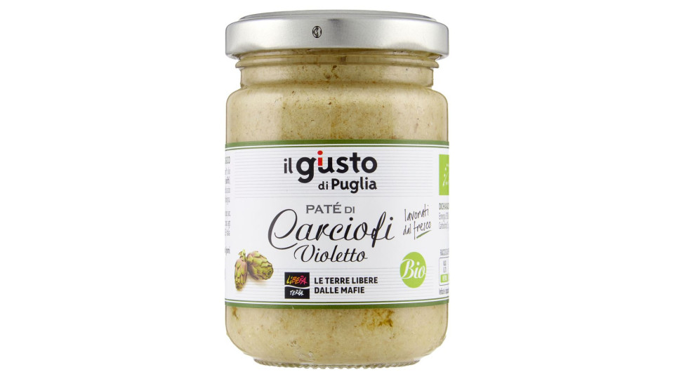 Libera Terra Il Giusto Gusto Di Puglia Paté Di Carciofi Violetto 130 G