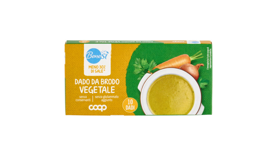 Dado Da Brodo Vegetale Meno 30% Di Sale* 10 Dadi 90 G
