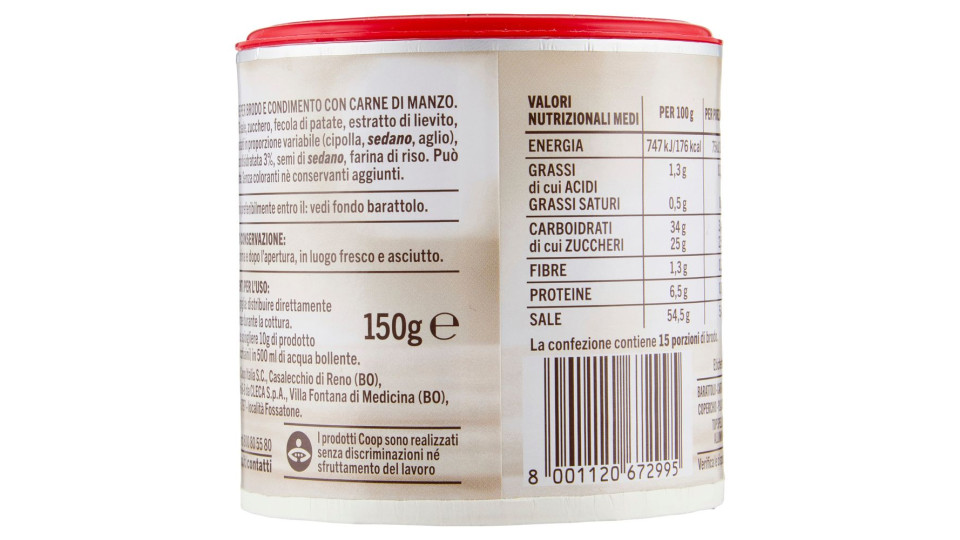 Brodo Granulare Con Carne 150 G