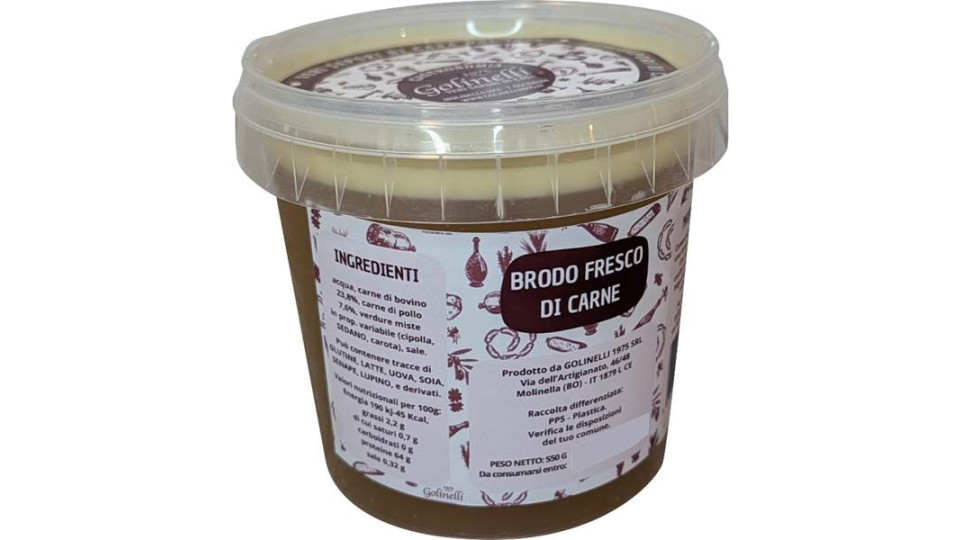 Brodo Di Carne Fresco Golinelli 550 G