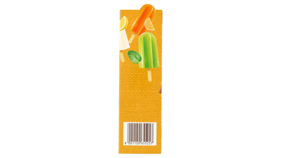 Ghiaccioli Gusti Assortiti Amarena, Arancia, Limone, Menta, Cola Senza Zuccheri Aggiunti* 10 X 75 Ml