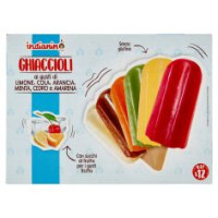 Indianino Ghiaccioli Ai Gusti Di Limone, Cola, Arancia, Menta, Cedro E Amarena 12 X 75 G