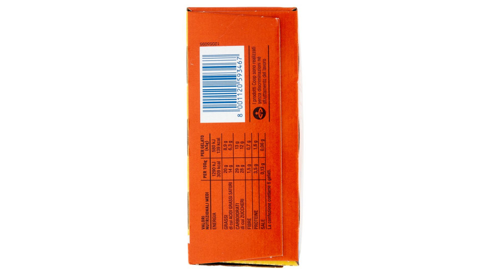 Uno Stecco Da Urlo!!! Alla Panna Ricoperto Al Cacao 6 X 45 G