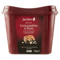 Gelato Croccantino E Rum Con Rum Bianco Venezuelano 300 G
