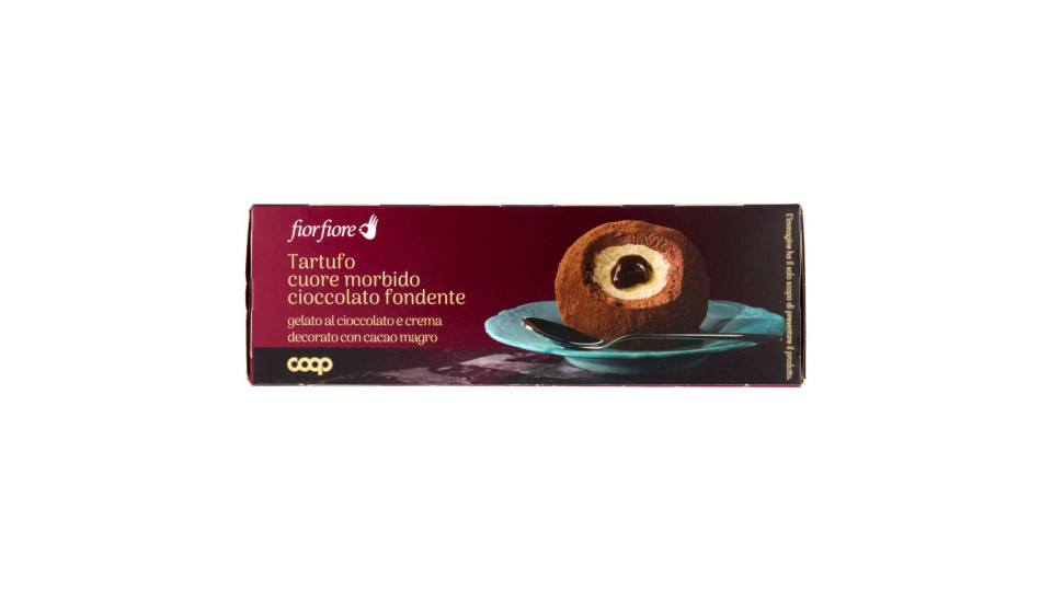 Tartufo Cuore Morbido Cioccolato Fondente 2 X 95 G