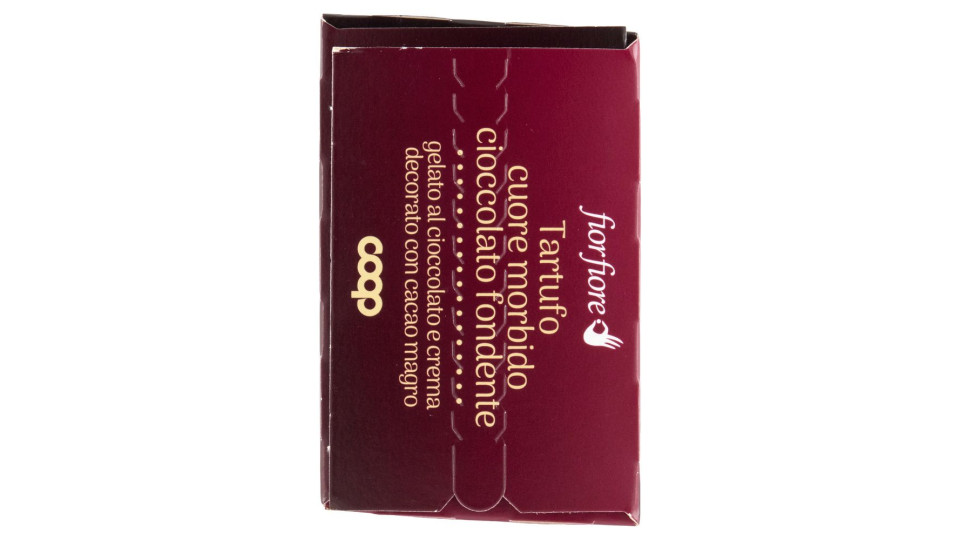 Tartufo Cuore Morbido Cioccolato Fondente 2 X 95 G