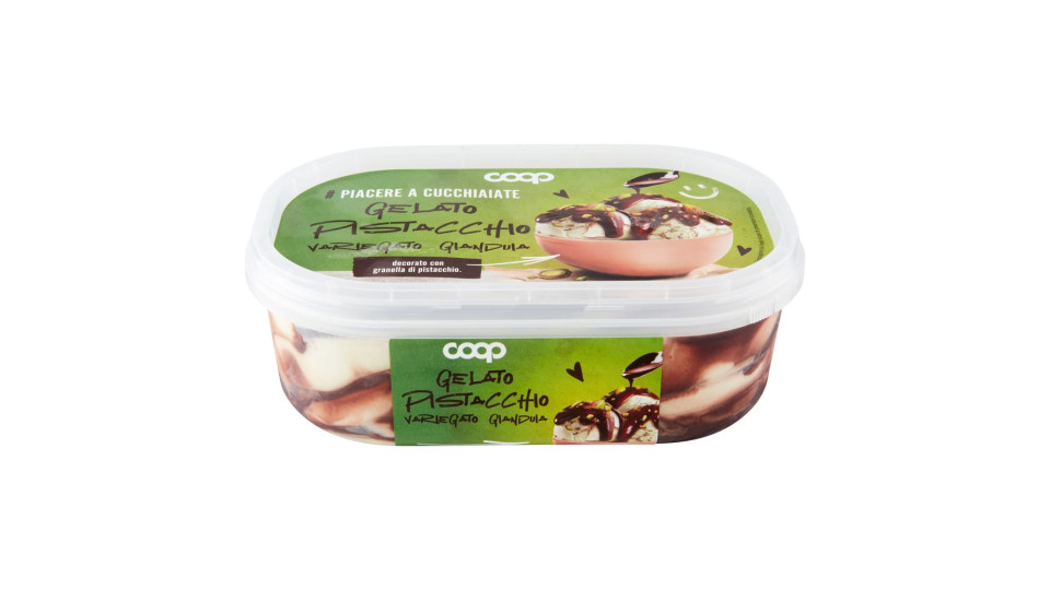 Gelato Pistacchio Variegato Gianduia 500 G