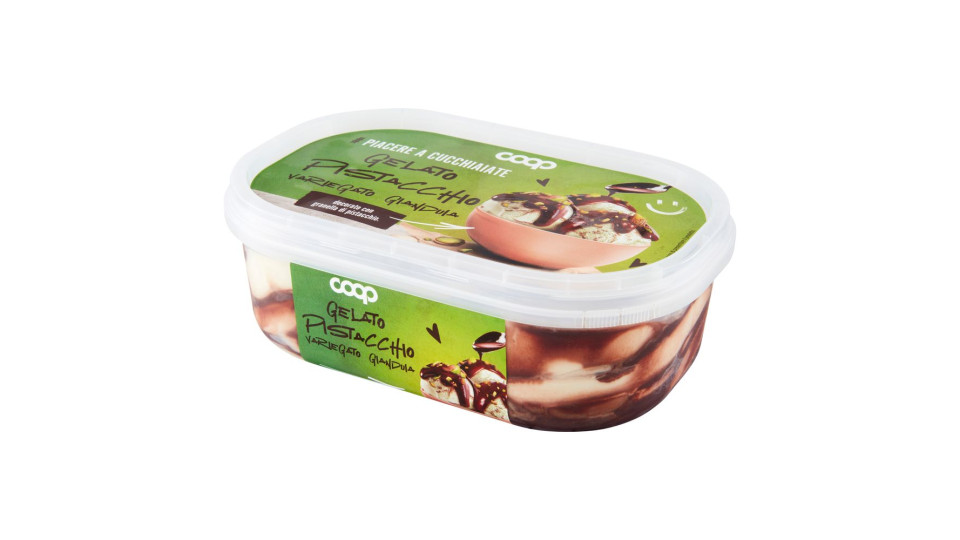 Gelato Pistacchio Variegato Gianduia 500 G