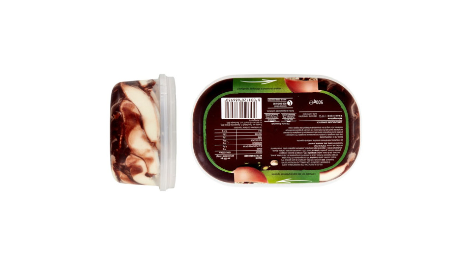 Gelato Pistacchio Variegato Gianduia 500 G