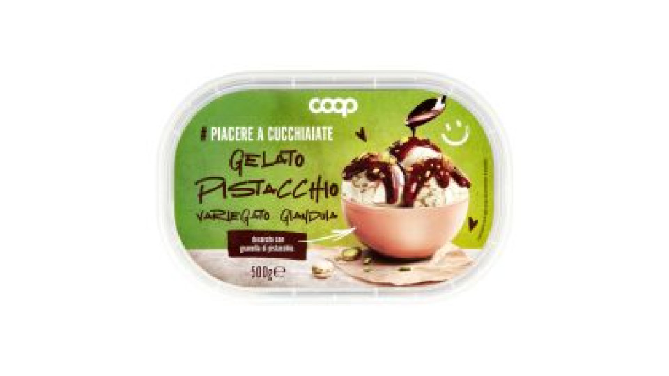 Gelato Pistacchio Variegato Gianduia 500 G