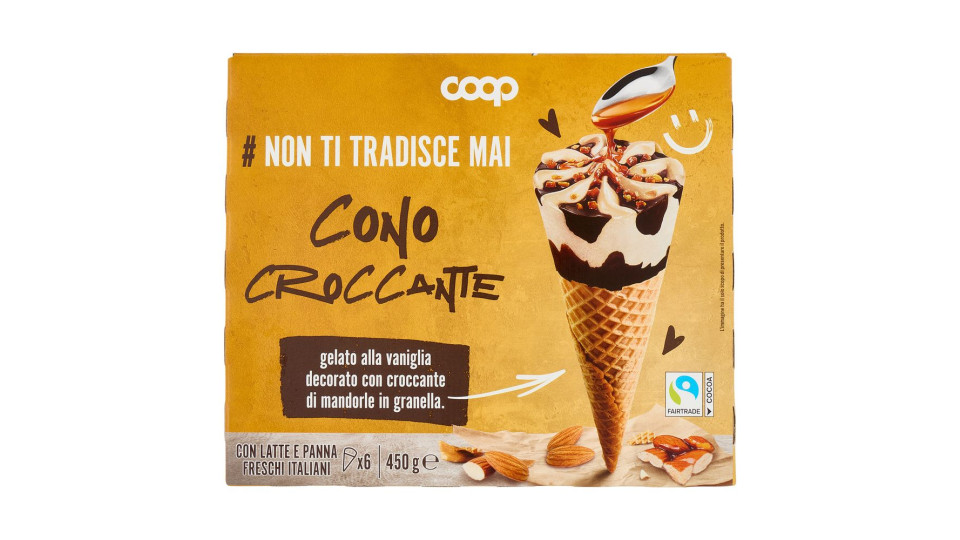 Gelato Cono Croccante 6 X 75 G