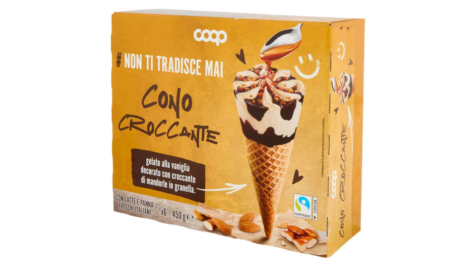Gelato Cono Croccante 6 X 75 G