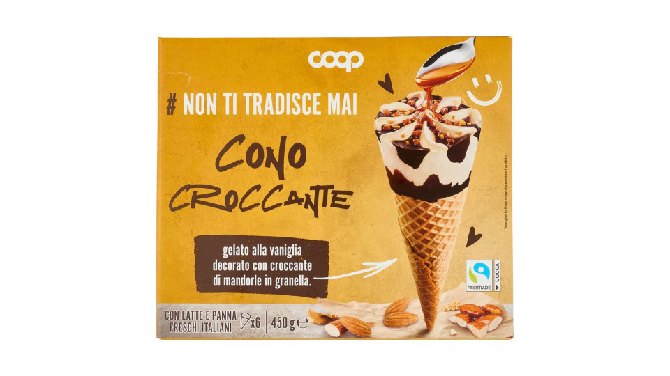 Gelato Cono Croccante 6 X 75 G