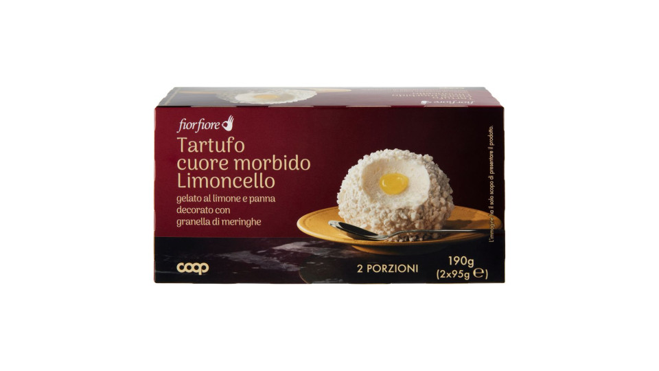 Tartufo Cuore Morbido Limoncello 2 X 95 G