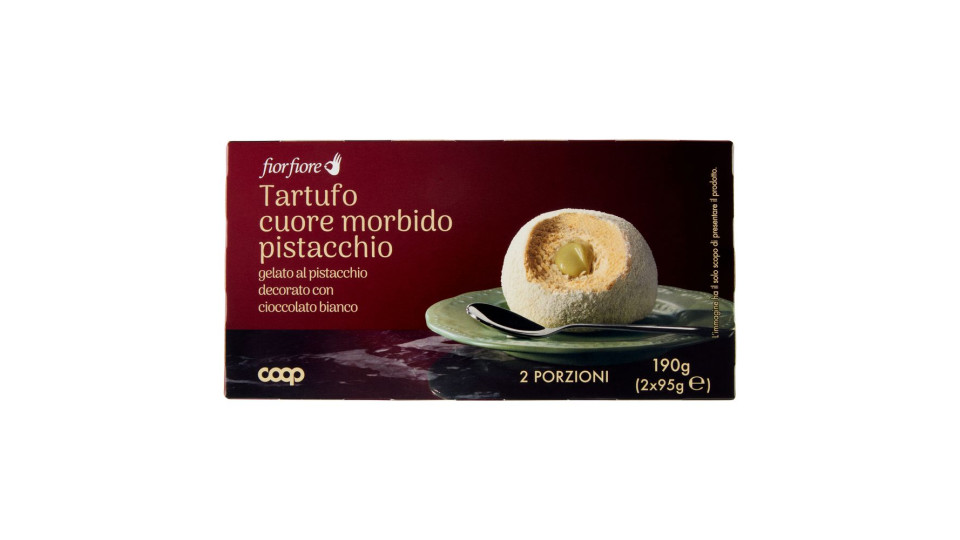 Tartufo Cuore Morbido Pistacchio 2 X 95 G