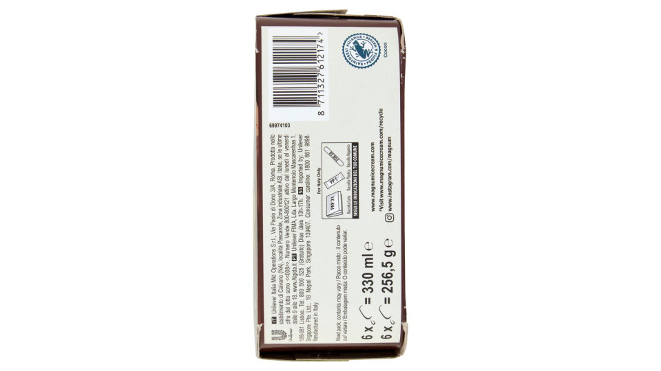 Magnum Mini Pistacchio 3 X 41,5 Hazelnut 3 X 44 G