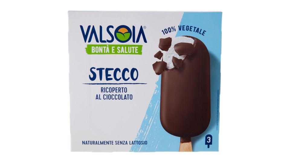 Valsoia Bontà E Salute Stecco Ricoperto Al Cioccolato 3 X 84 G