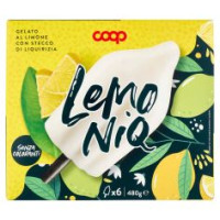Gelato Al Limone Con Stecco Di Liquirizia Lemo Niq 6 X 80 G
