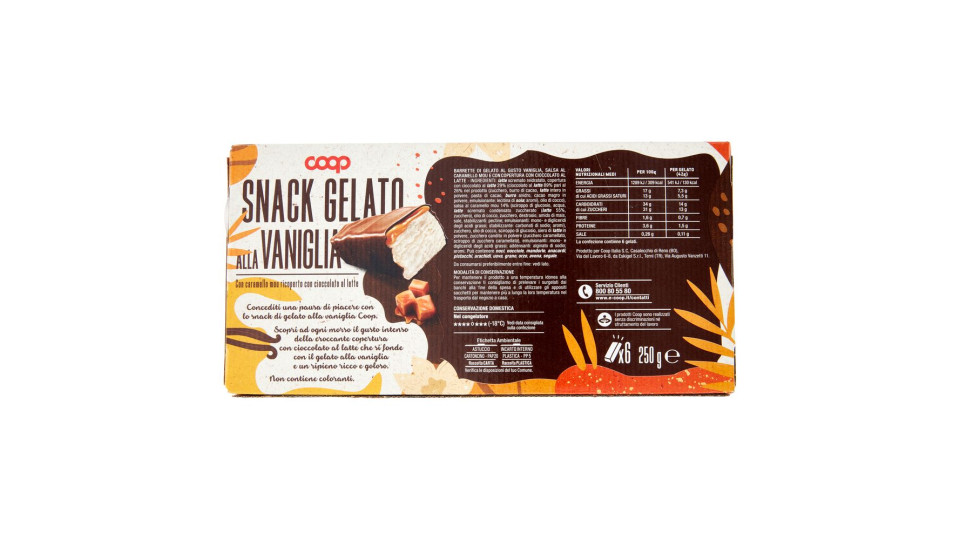 Snack Gelato Alla Vaniglia 6 X 42 G