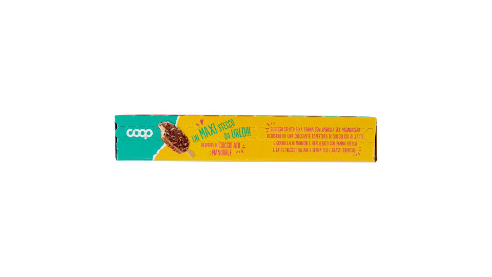 Un Maxi Stecco Da Urlo!!! Ricoperto Di Cioccolato E Mandorle 4 X 80 G