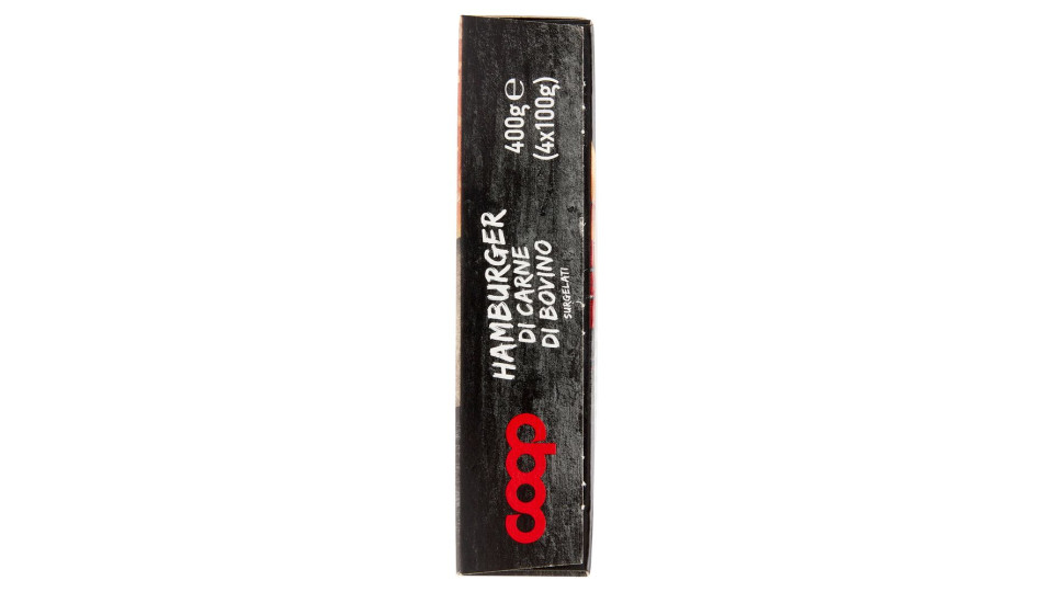 Hamburger Di Carne Di Bovino Surgelati 4 X 100 G