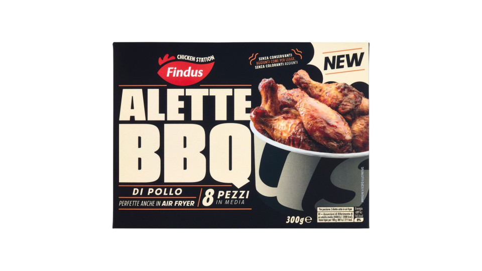 Findus Chicken Station Alette Bbq Di Pollo 300 G