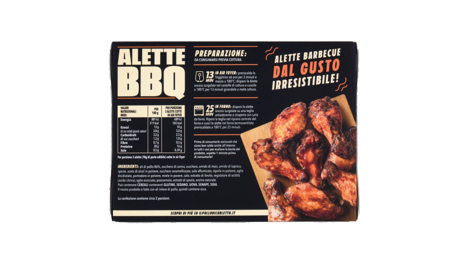 Findus Chicken Station Alette Bbq Di Pollo 300 G
