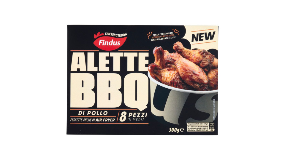 Findus Chicken Station Alette Bbq Di Pollo 300 G