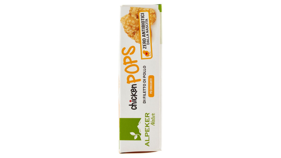 Alpeker Natur Chicken Pops Di Filetto Di Pollo Surgelati 200 G
