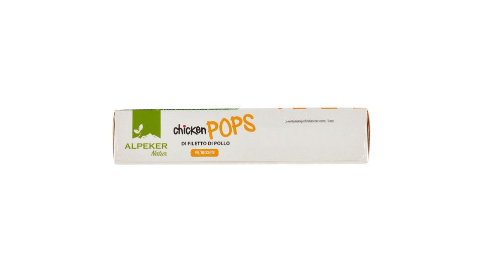 Alpeker Natur Chicken Pops Di Filetto Di Pollo Surgelati 200 G