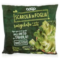 Scarola In Foglia Surgelata In Pratici Cubetti 450 G
