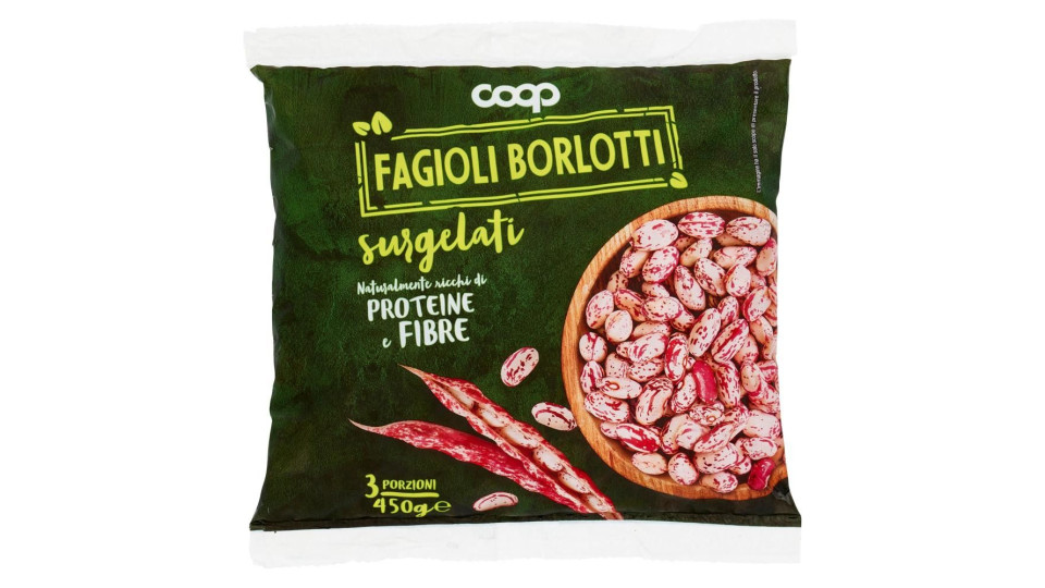 Fagioli Borlotti Surgelati 450 G