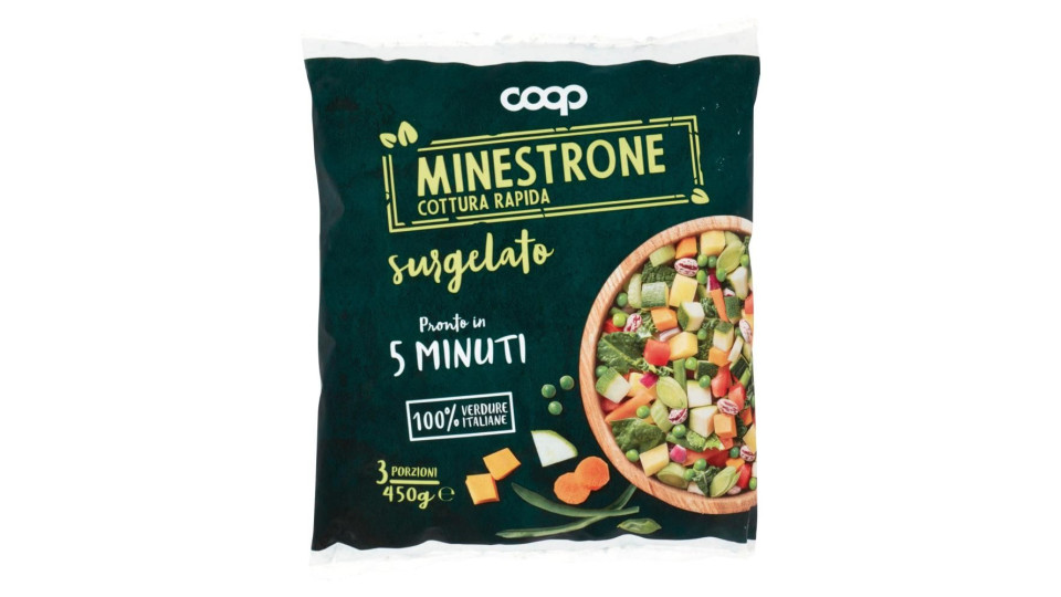 Minestrone Cottura Rapida Surgelato 450 G