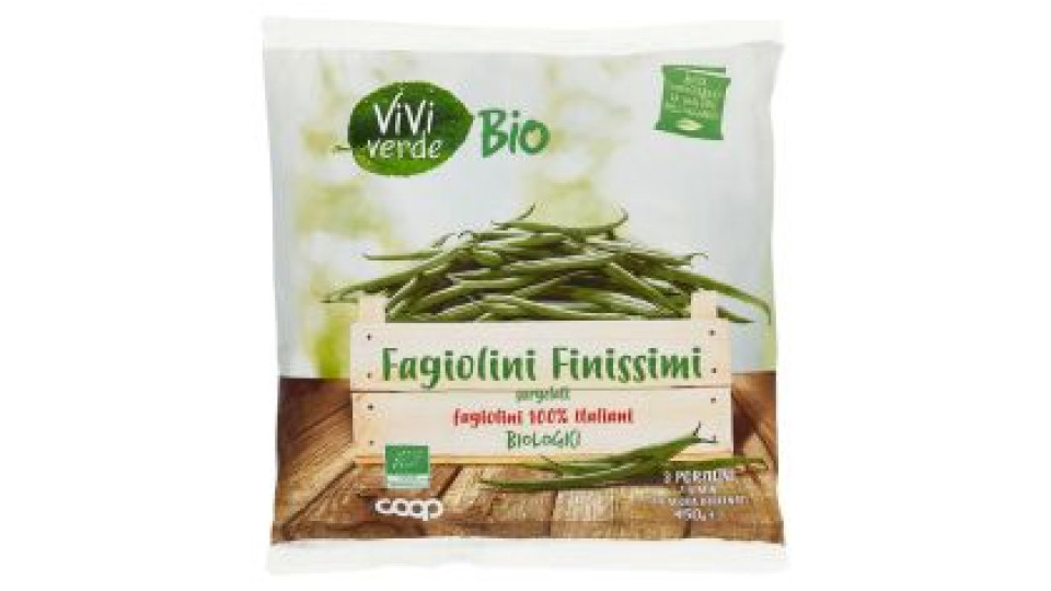 Fagiolini Finissimi Surgelati Biologici 450 G