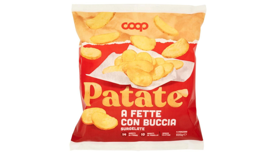 Patate A Fette Con Buccia Surgelate 600 G