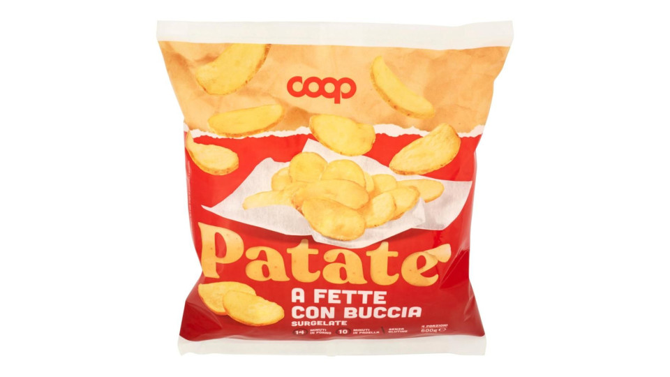 Patate A Fette Con Buccia Surgelate 600 G