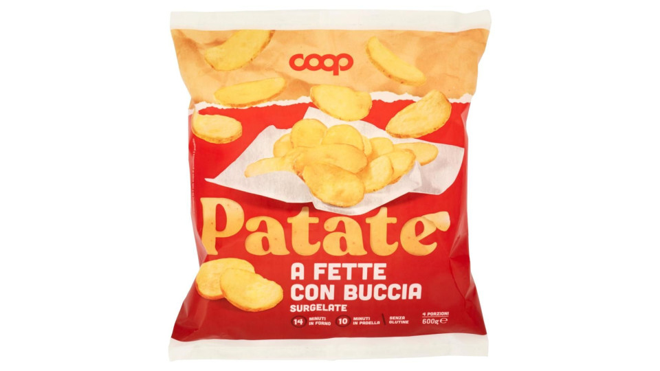 Patate A Fette Con Buccia Surgelate 600 G