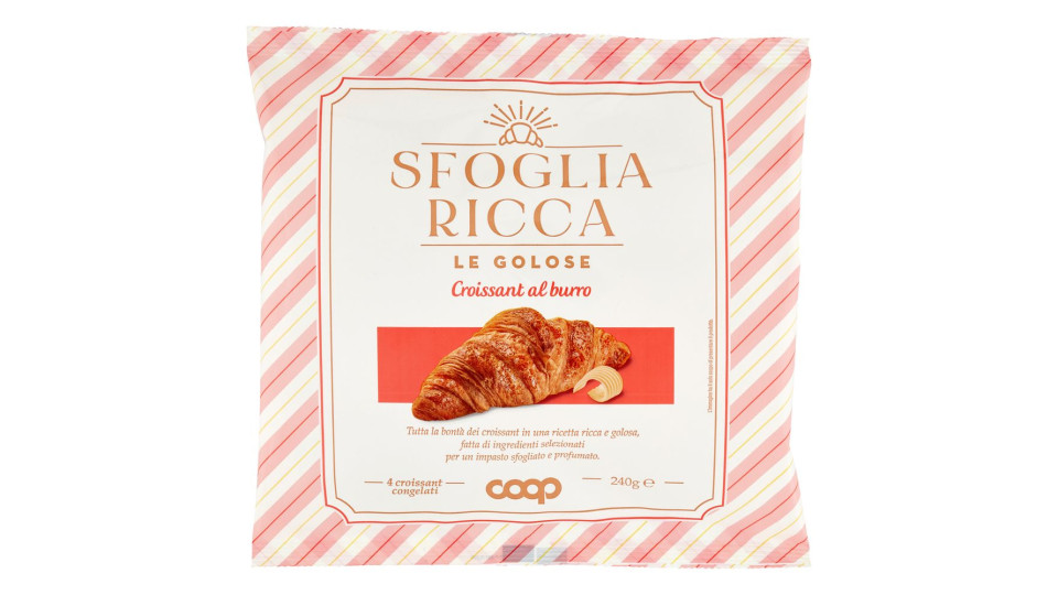 Sfoglia Ricca - Le Golose Croissant Al Burro 4 X 60 G