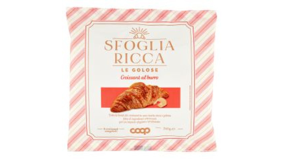 Sfoglia Ricca - Le Golose Croissant Al Burro 4 X 60 G