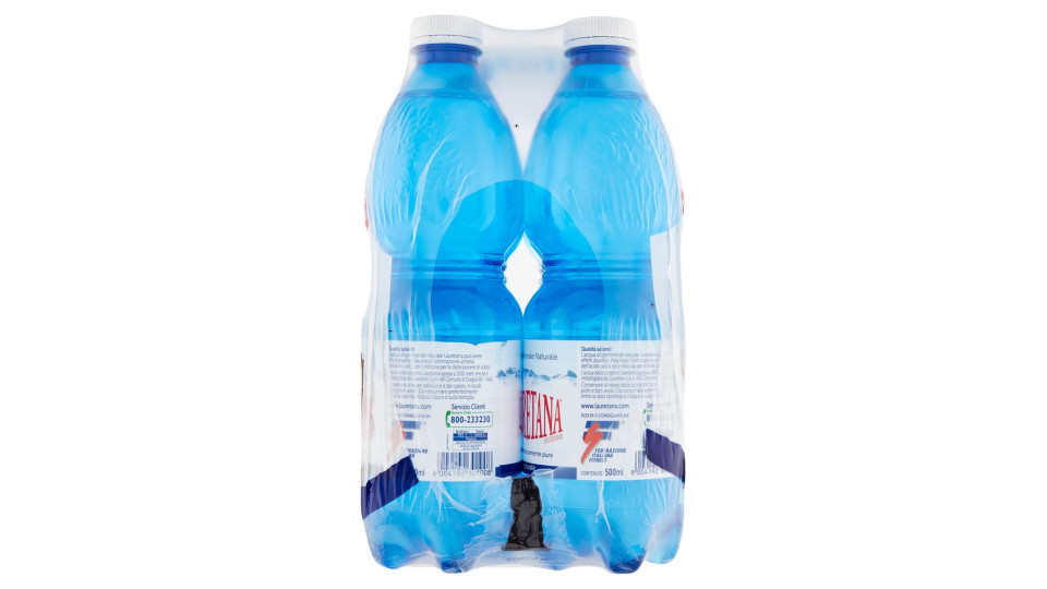 Lauretana Acqua Minerale Naturale 6 X 500 Ml