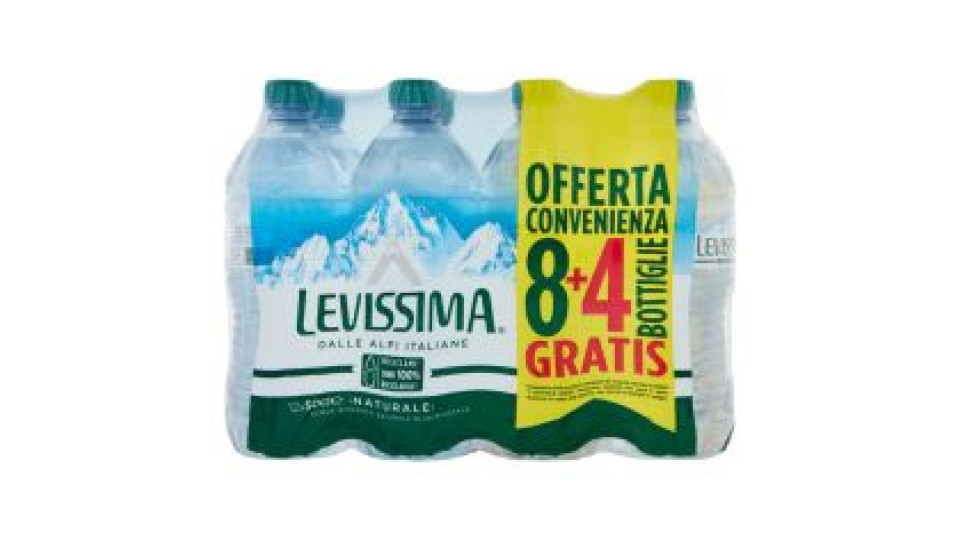 Levissima Pet 8+4x50cl - Naturale