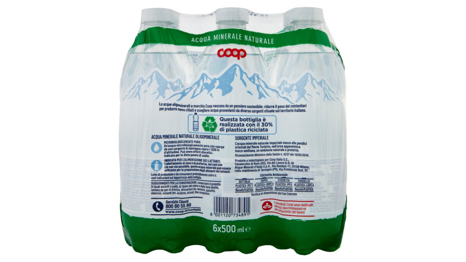 Sorgente Imperiale Naturale 6 X 500 Ml