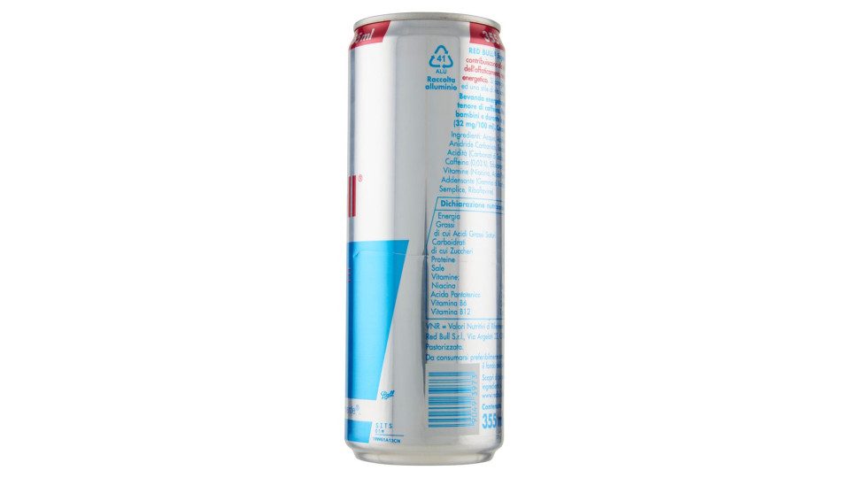 Red Bull Energy Drink, Senza Zuccheri, 355 Ml