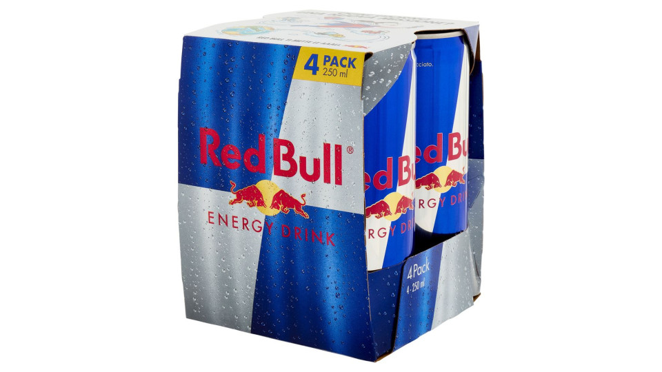 Red Bull Energy Drink, 4x250 Ml