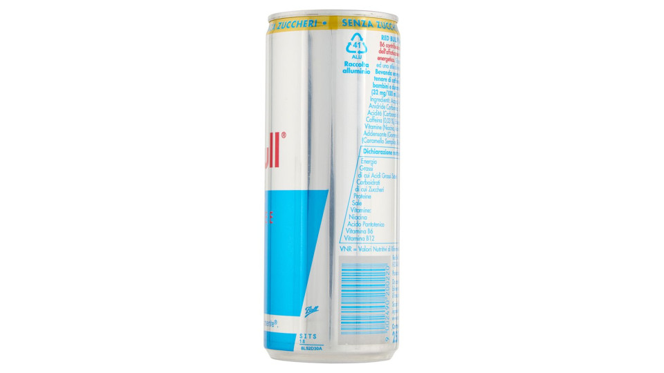 Red Bull Energy Drink, Senza Zuccheri, 250 Ml