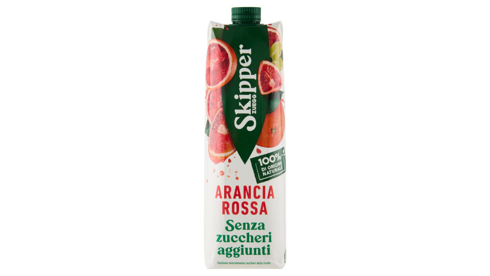 Zuegg Skipper Arancia Rossa Senza Zuccheri Aggiunti 3 X 330 Ml