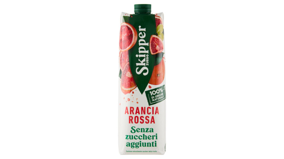 Zuegg Skipper Arancia Rossa Senza Zuccheri Aggiunti 3 X 330 Ml