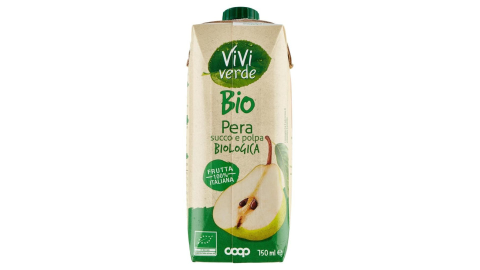 Pera Succo E Polpa Biologica 750 Ml