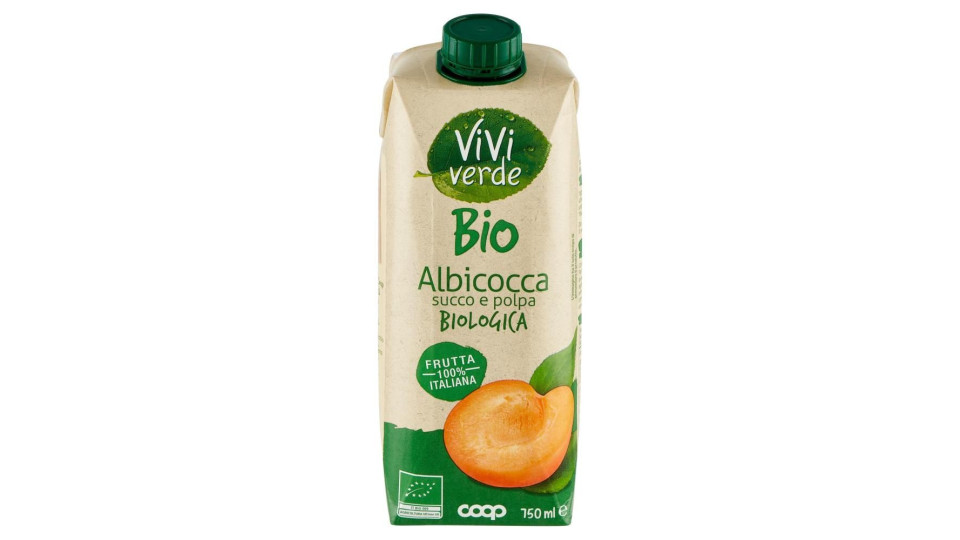 Albicocca Succo E Polpa Biologica 750 Ml