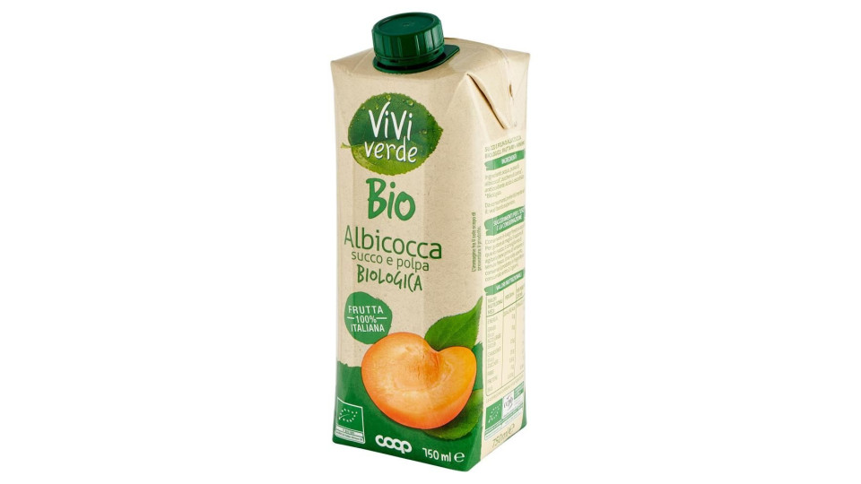 Albicocca Succo E Polpa Biologica 750 Ml